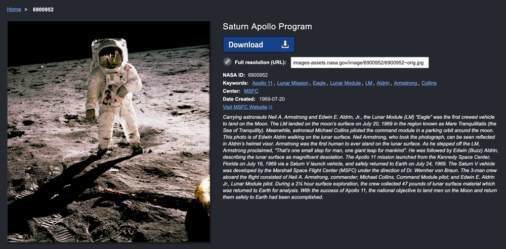 Buzz Aldrin On The Moon, Nasa Photo Archive - Free Images Of The Moon Landing - HD Wallpaper 