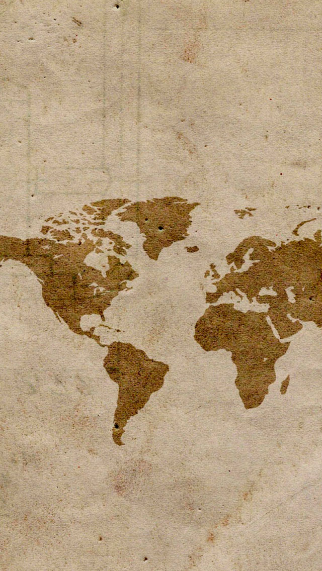 Map Iphone Wallpaper - World Map Wallpaper Android - 640x1136 Wallpaper -  