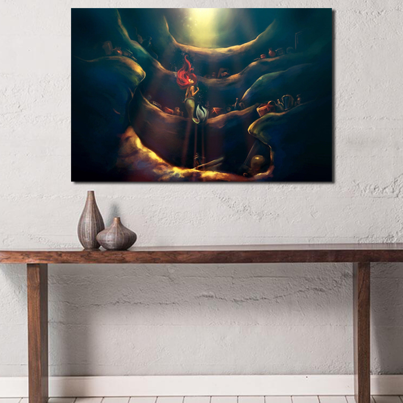 Little Mermaid Wall Tapestry - HD Wallpaper 