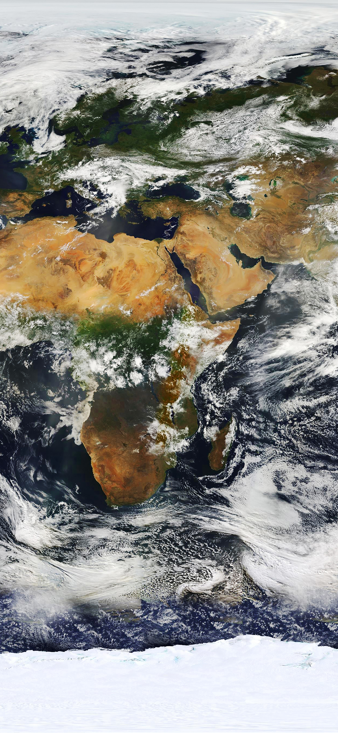 World Map Satellite Nasa - HD Wallpaper 