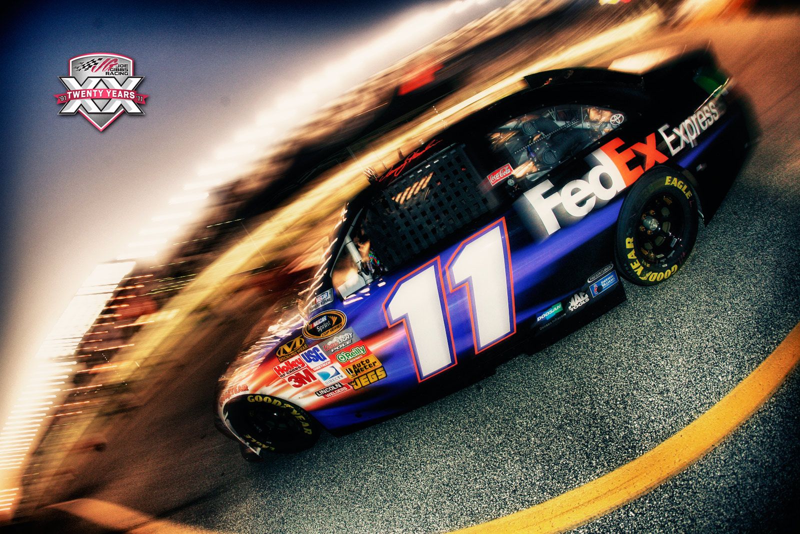 Nascar Wallpaper - Denny Hamlin - HD Wallpaper 