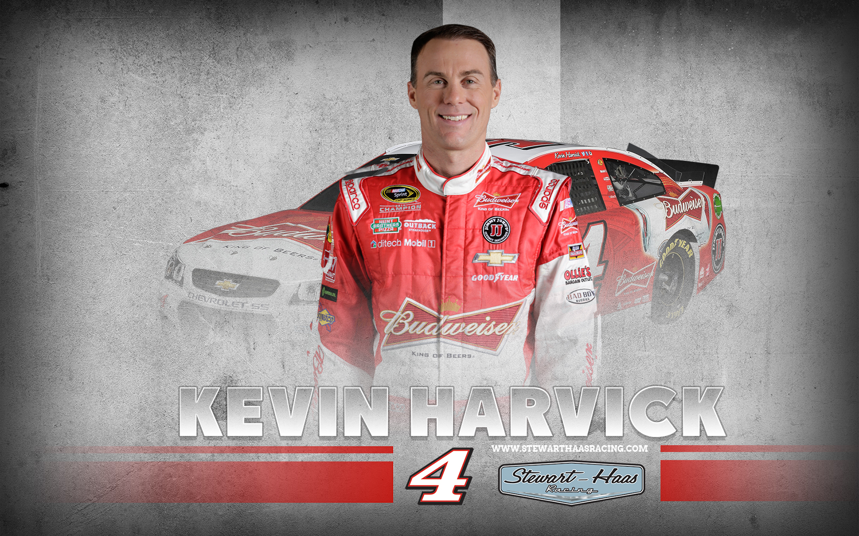 Kevin Harvick Nascar Hd Background Wallpaper - Kevin Harvick Wallpapers 4 - HD Wallpaper 