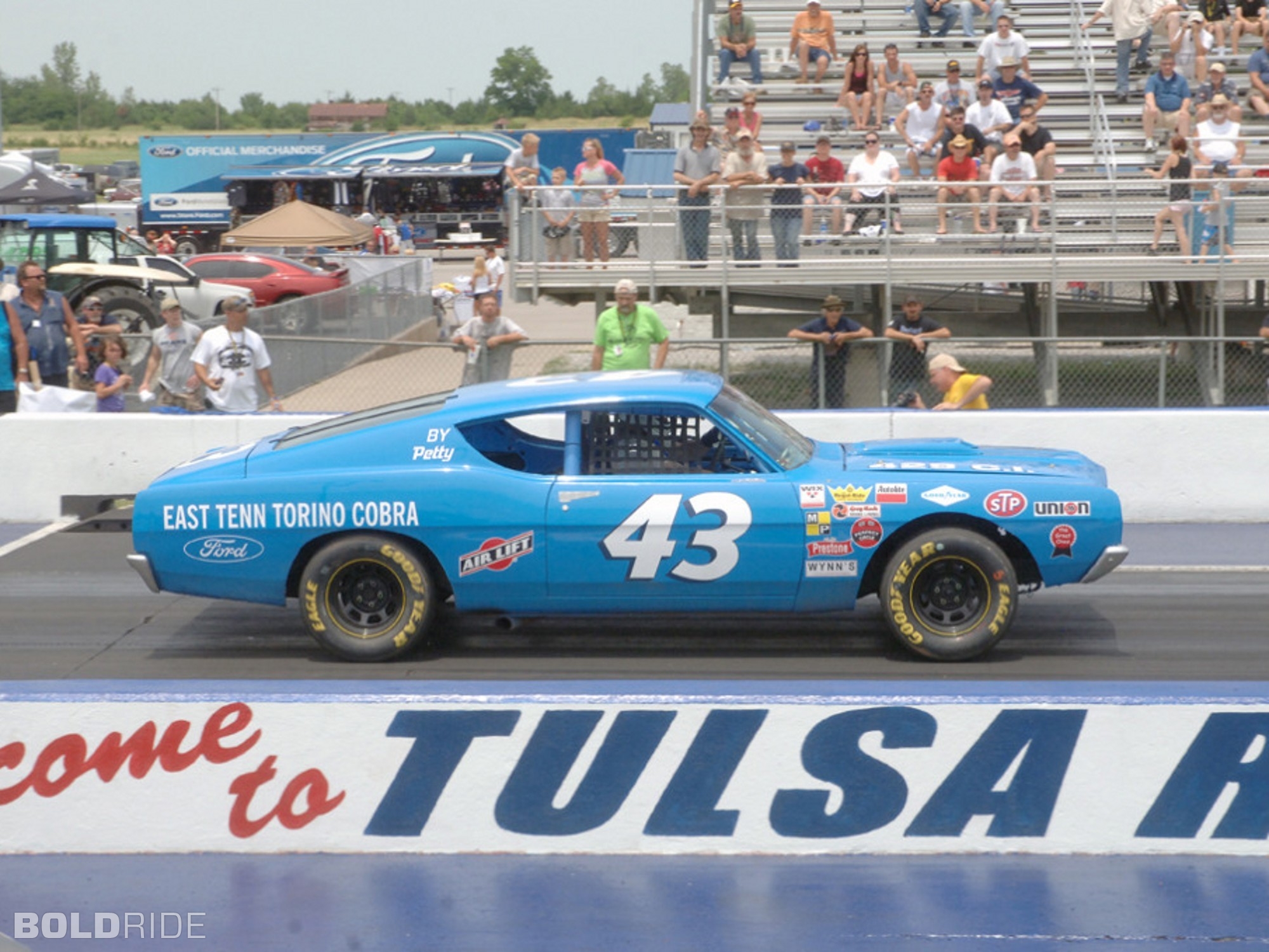 Ford Torino Cobra Nascar - HD Wallpaper 