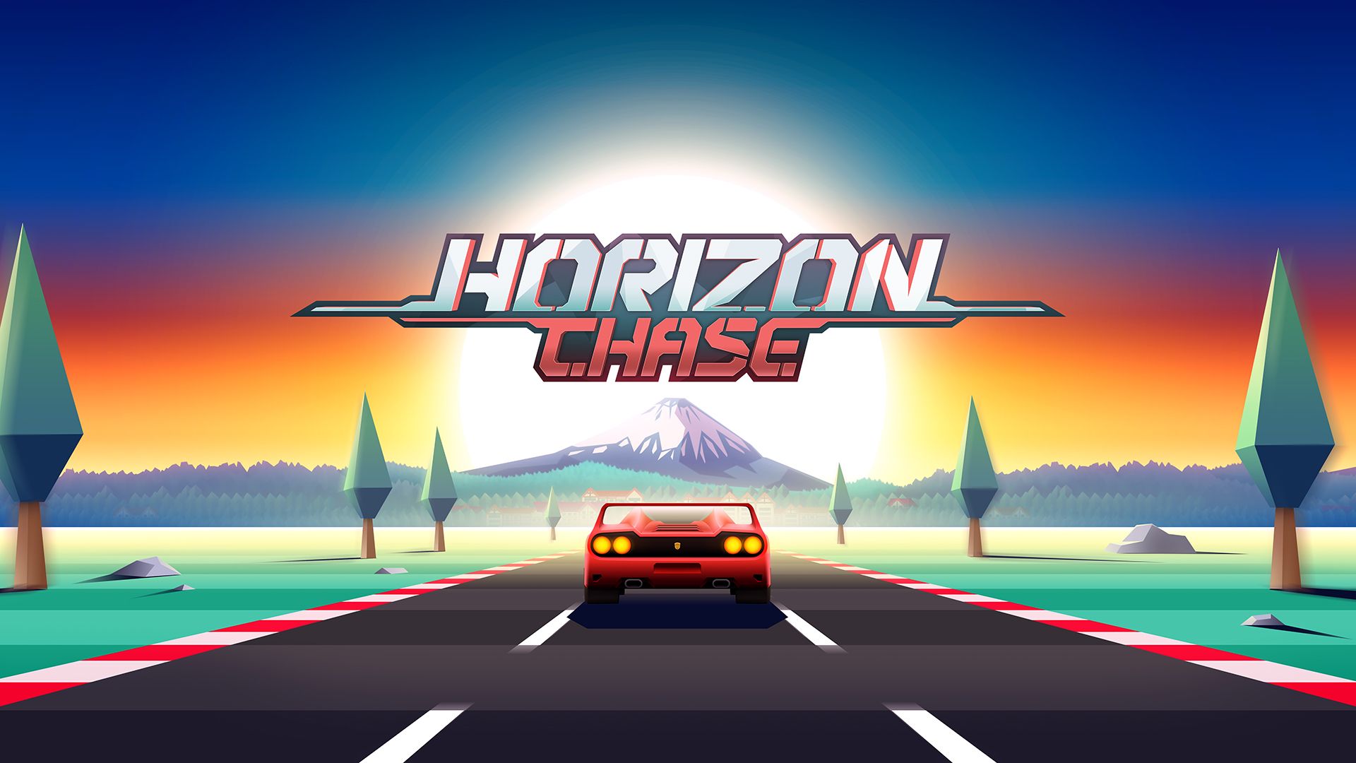 Horizon Chase Turbo Logo Background - Horizon Chase Turbo - HD Wallpaper 