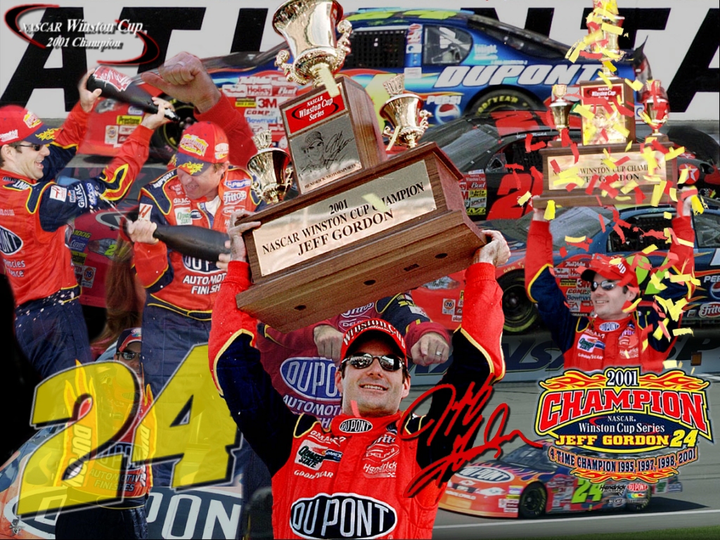 Jeff Gordon 2001 Champion - HD Wallpaper 