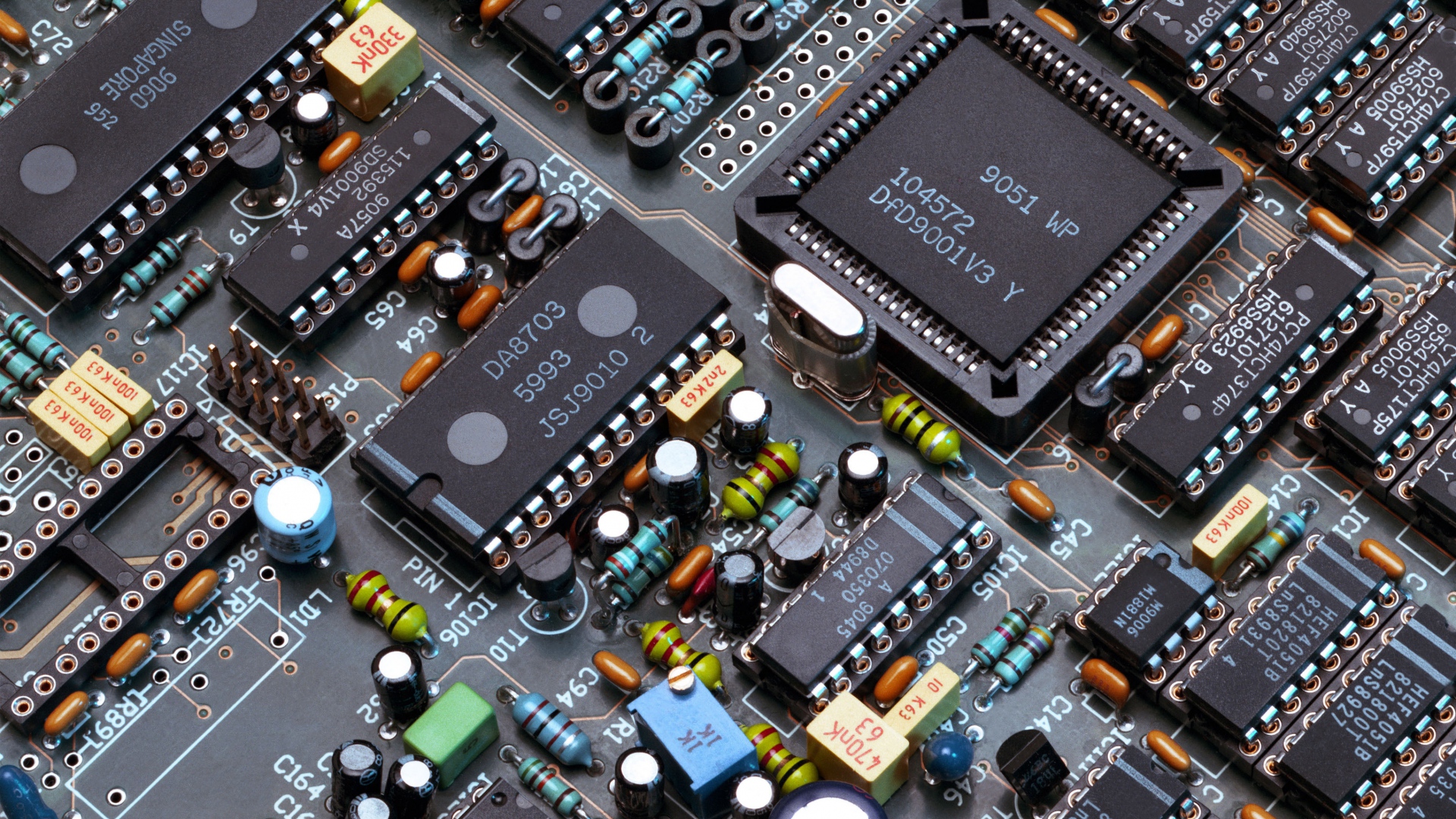 Computer Motherboard Hd - HD Wallpaper 
