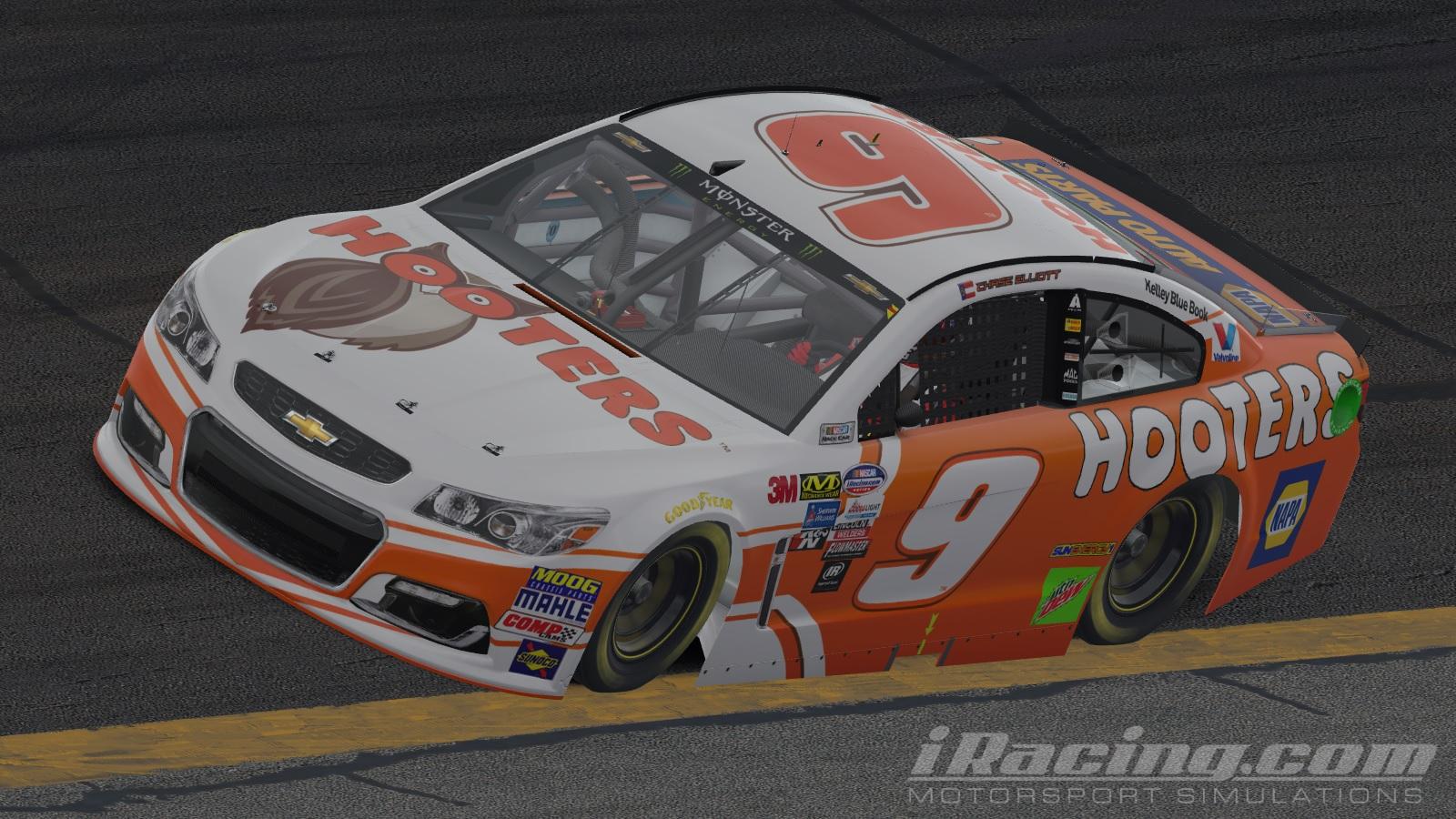 Preview Of Chase Elliott Hooters 2018 By Will Norton - Iracing 2.0 - HD Wallpaper 