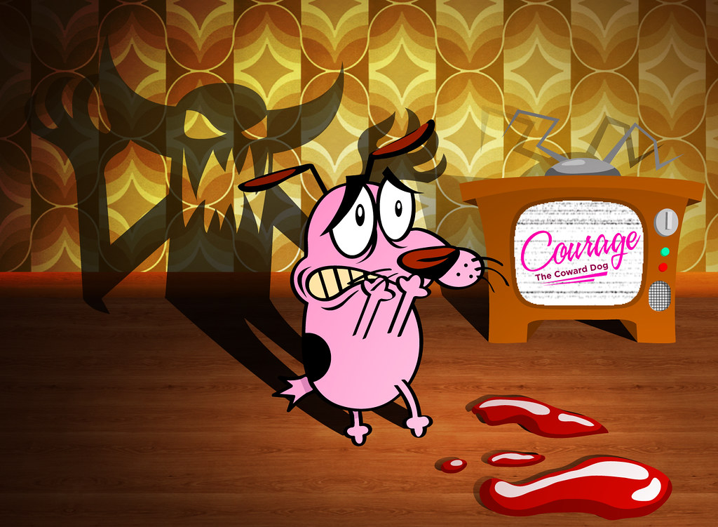 Courage The Cowardly Dog - HD Wallpaper 