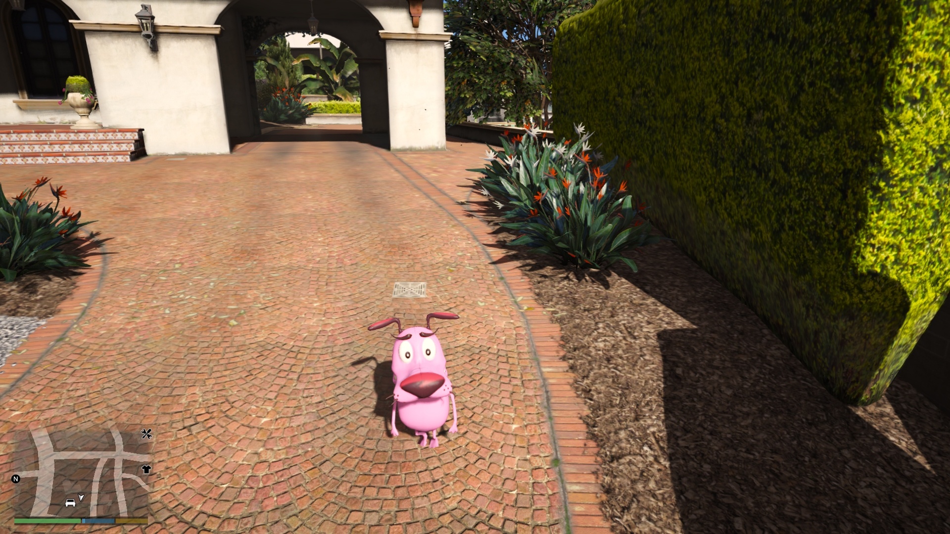 Courage The Cowardly Dog Yard - HD Wallpaper 