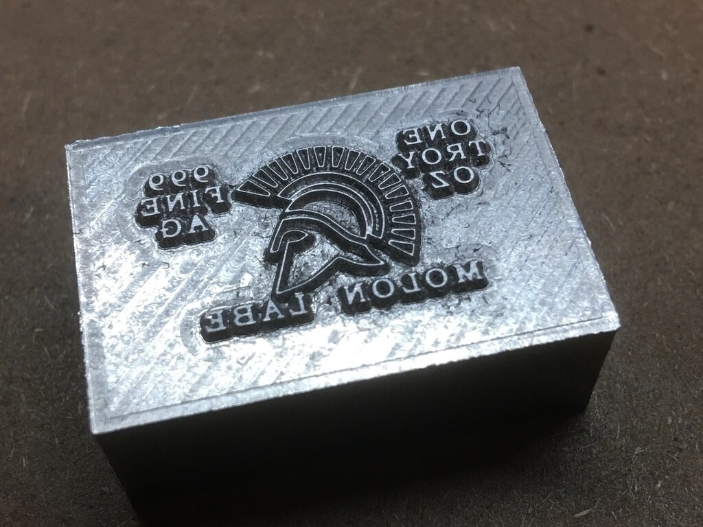 1 Oz Hand Pour Silver Bar Stackers Mint Series Molon - Label - HD Wallpaper 