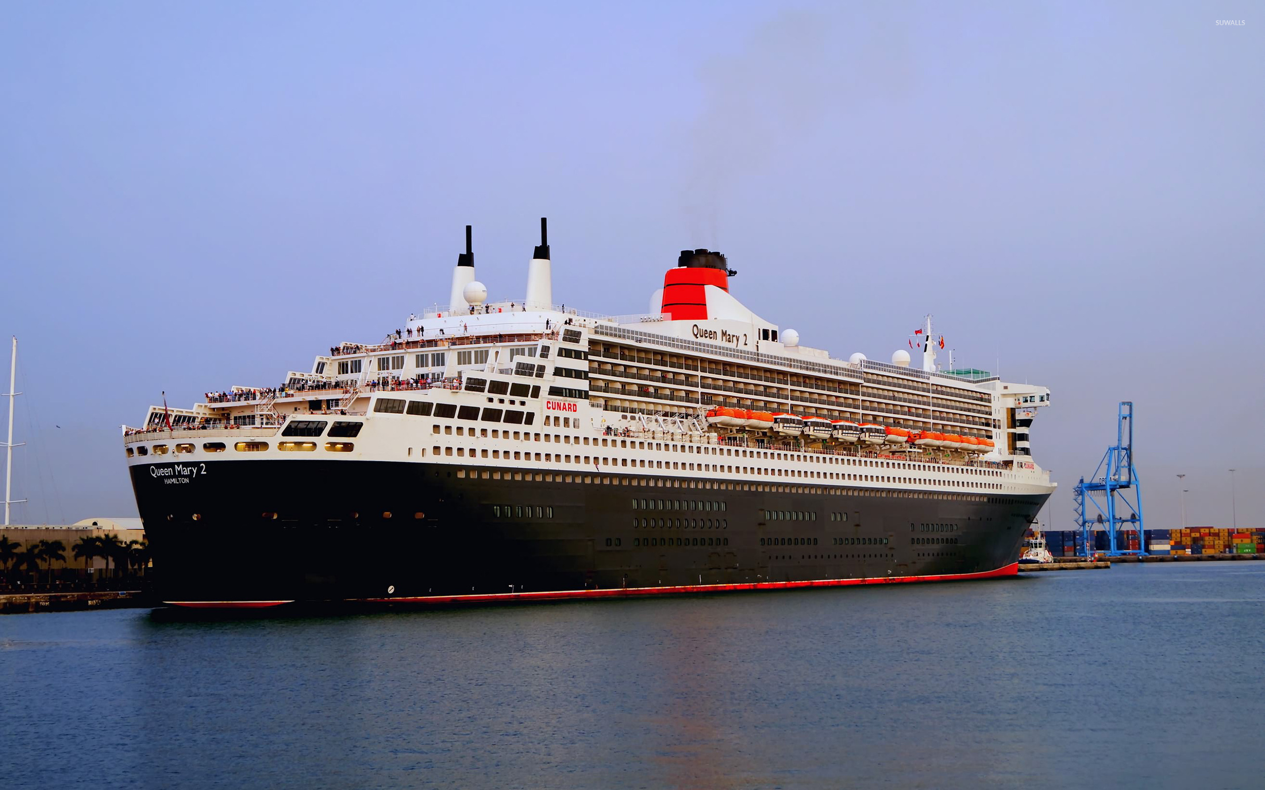 Rms Queen Mary 2 - HD Wallpaper 