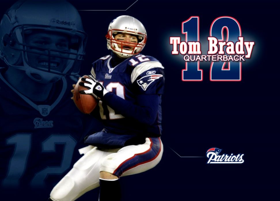 New England Patriots Tom Brady Photo - New England Patriots Logo Tom Brady - HD Wallpaper 