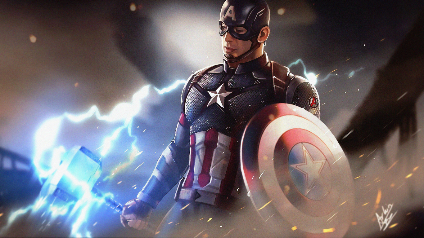 Captain America Good Status - 1366x768 Wallpaper 