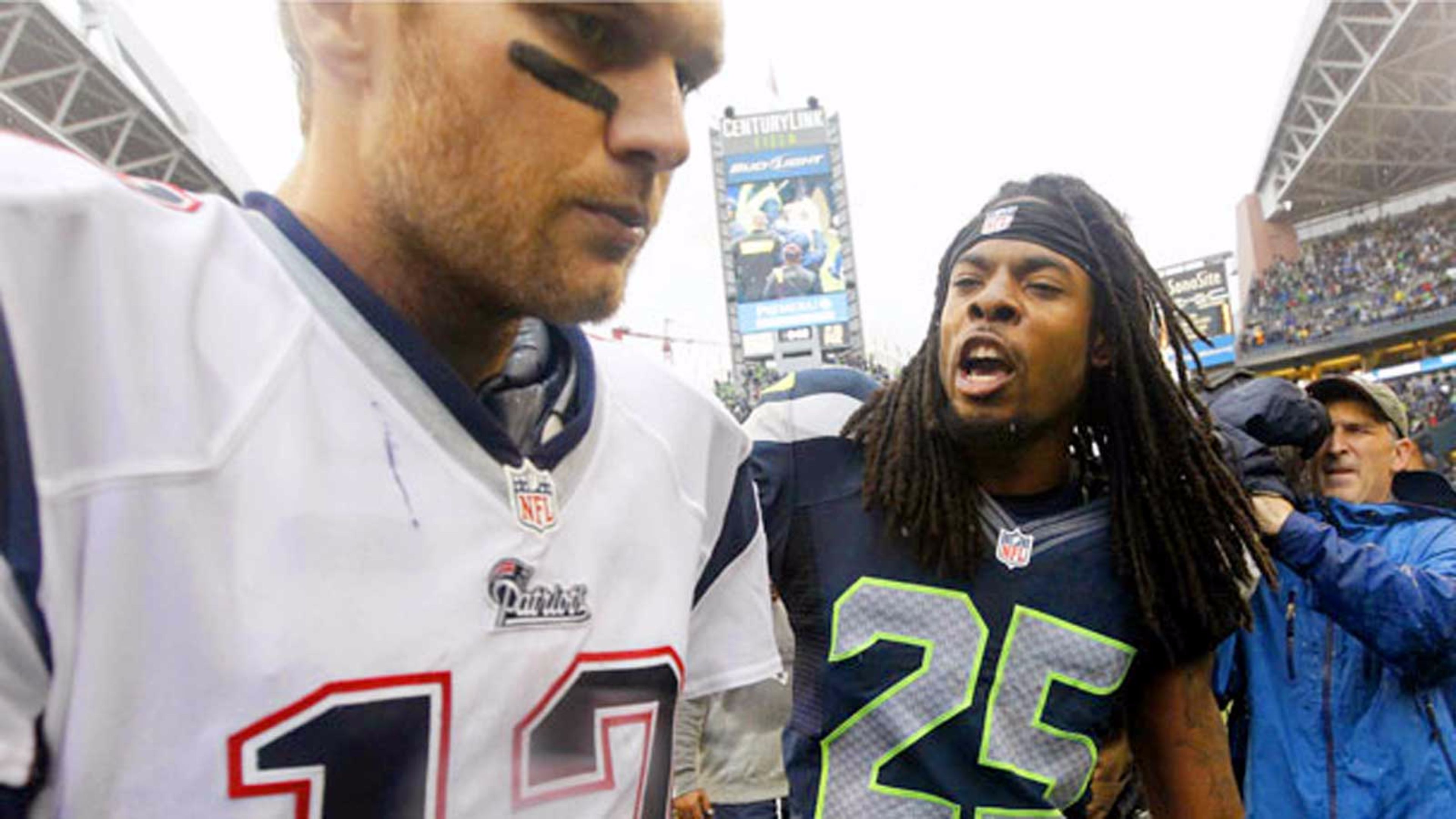Richard Sherman Tom Brady - HD Wallpaper 