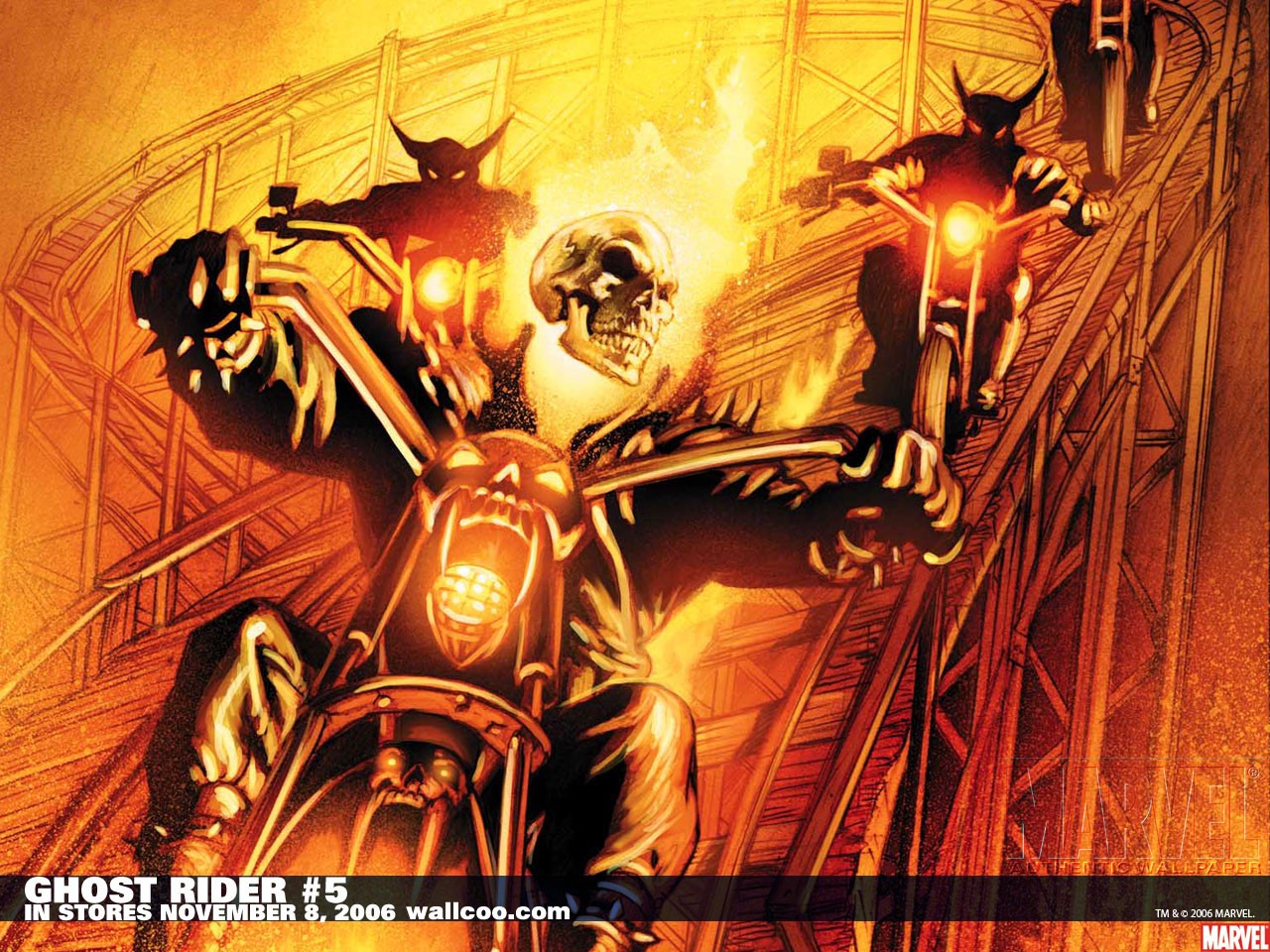 Ghost Rider Comic Wallpaper 1920 - HD Wallpaper 