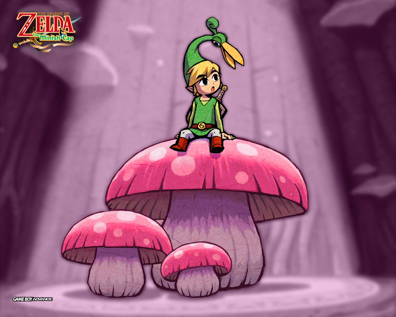 Zelda Minish Cap Mushroom - HD Wallpaper 