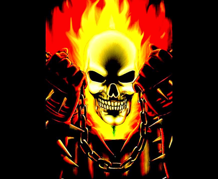 Ghost Rider Wallpaper Download - 3d Wallpaper Ghost Rider - HD Wallpaper 