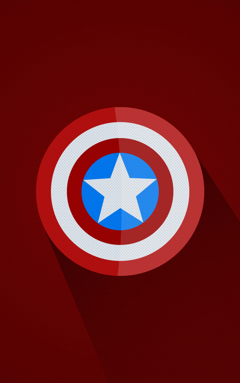 Shield Of Captain America, Superhero, Minimal, Wallpaper - Captain America  Logo Wallpaper Hd - 840x1336 Wallpaper 