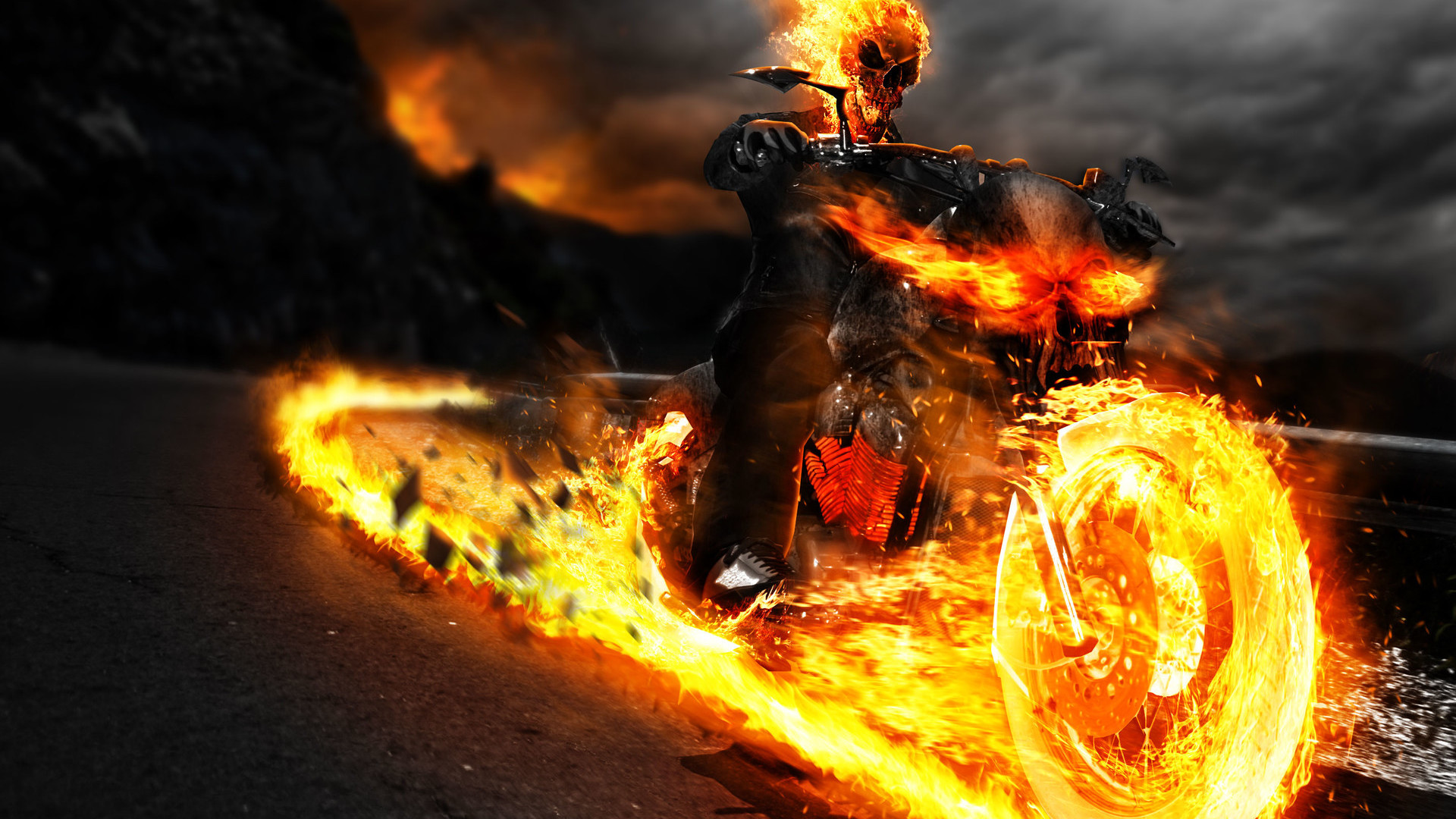 Ghost Rider Bikes Wallpapers Hd - HD Wallpaper 