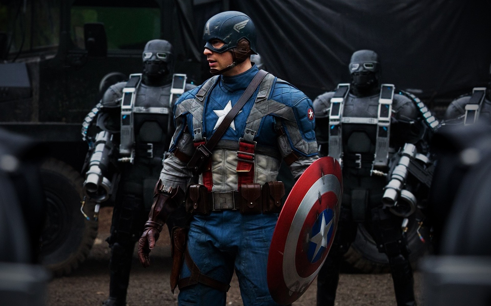 Movies Vehicle Competition Battle Police Military Weapon - Captain America The First Avenger - HD Wallpaper 