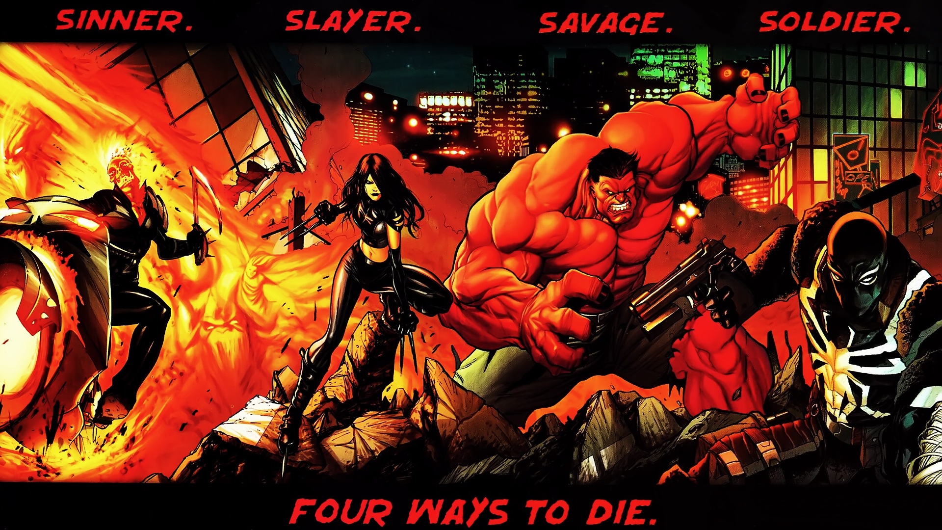 Wallpaper - Ghost Rider Red Hulk - 1920x1080 Wallpaper Wallpaper - Ghost Rider Red Hulk - 1920x1080 Wallpaper