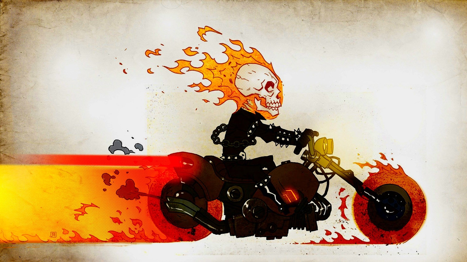 Wallpaper, Ghost Rider - Bike Ghost Rider Wallpaper Hd - HD Wallpaper 