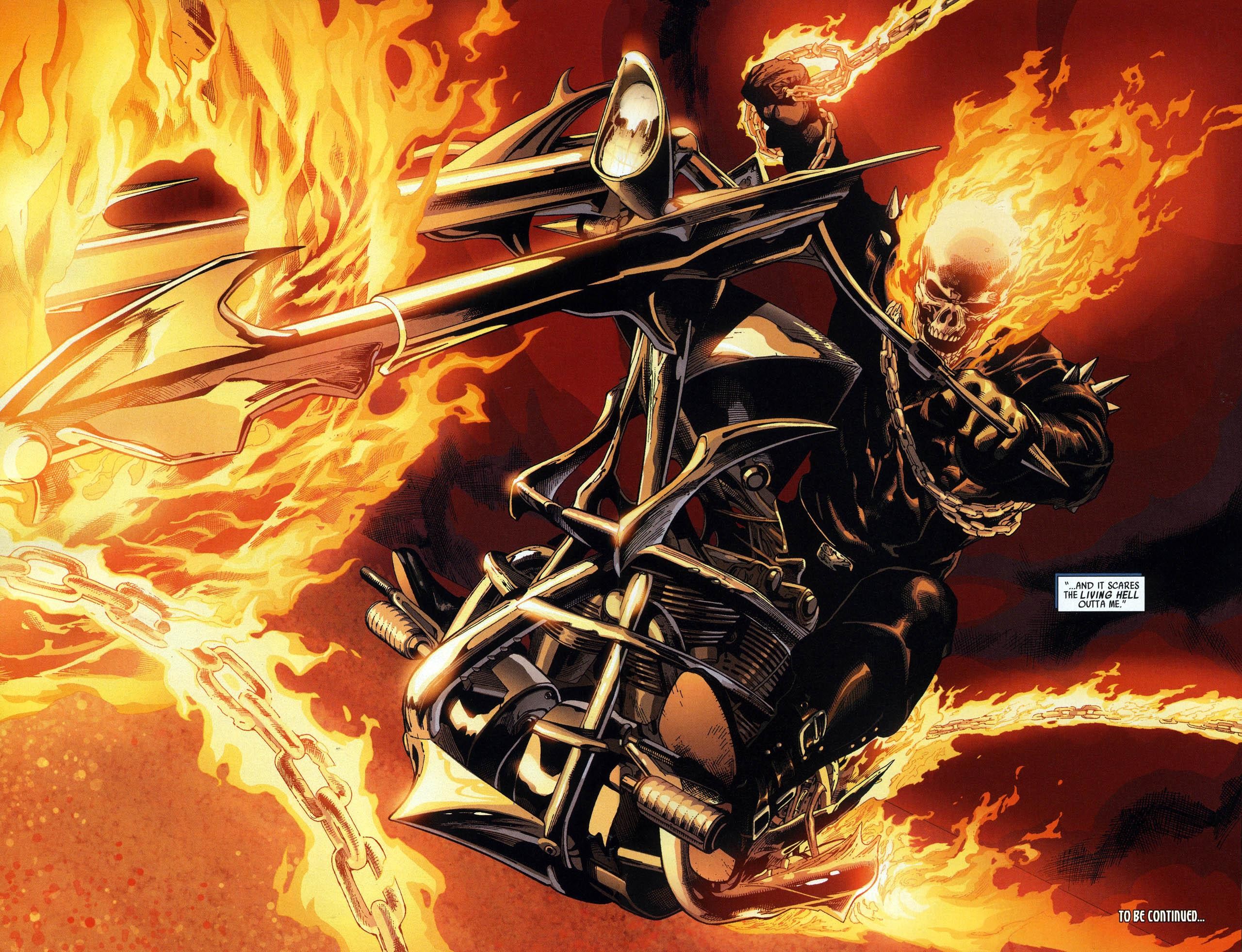 Ghost Rider Comic Wallpaper Hd - HD Wallpaper 
