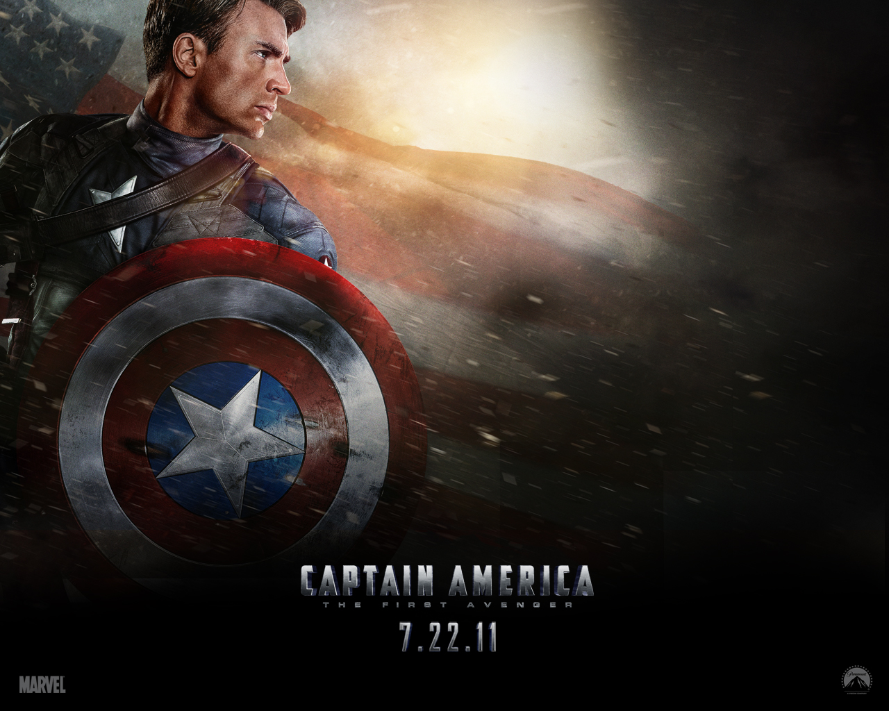 Captain America The First Avenger Wallpaper Hd - HD Wallpaper 