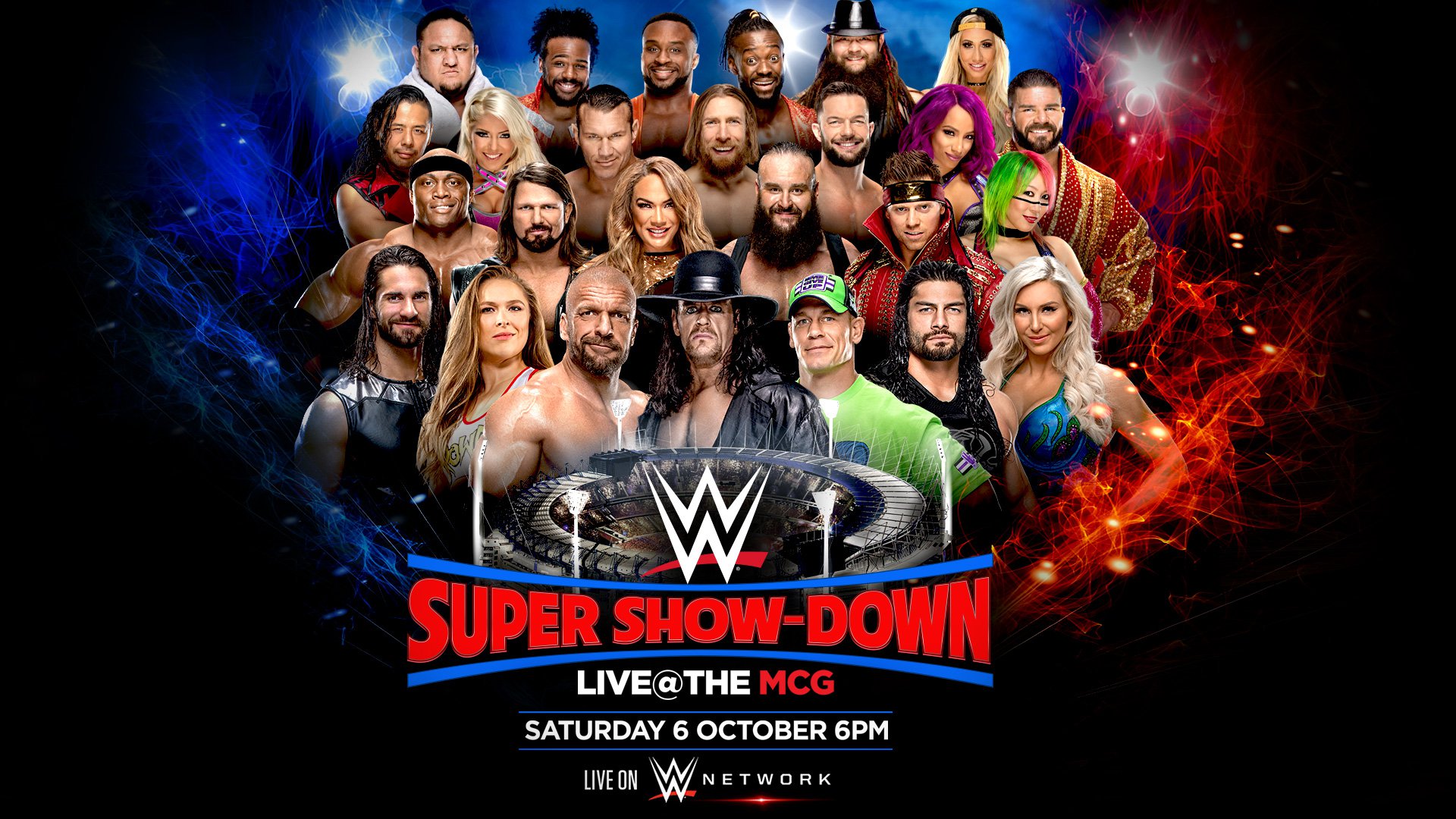 Wwe Super Show-down - Wwe Super Show Down 2018 - HD Wallpaper 