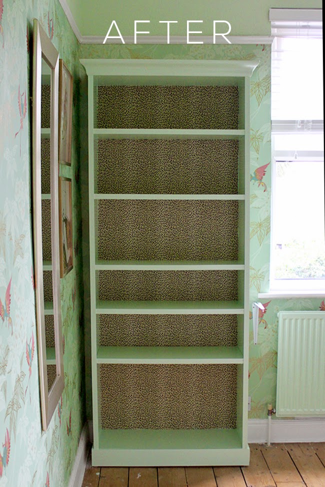 I Ve Given My Ikea Billy Bookcase A Little Makeover, - Painted Ikea Billy Bookcase - HD Wallpaper 