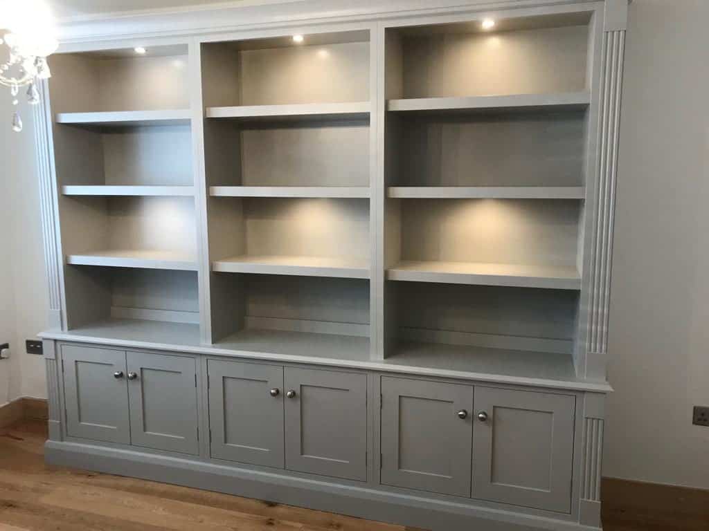 Painted Bookcases In Harrogate - Made To Measure Bookcase - HD Wallpaper 