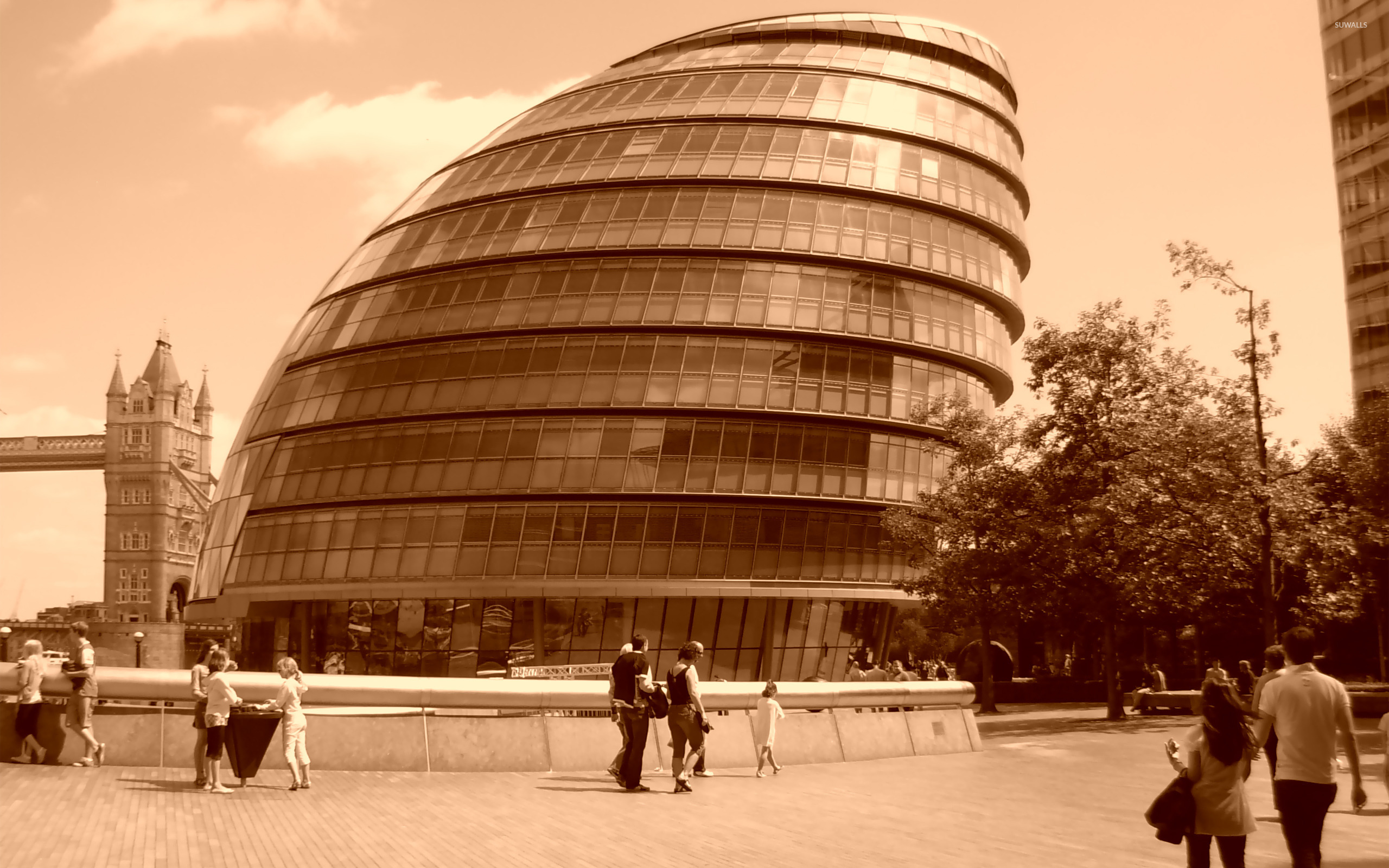 Tower Bridge - HD Wallpaper 
