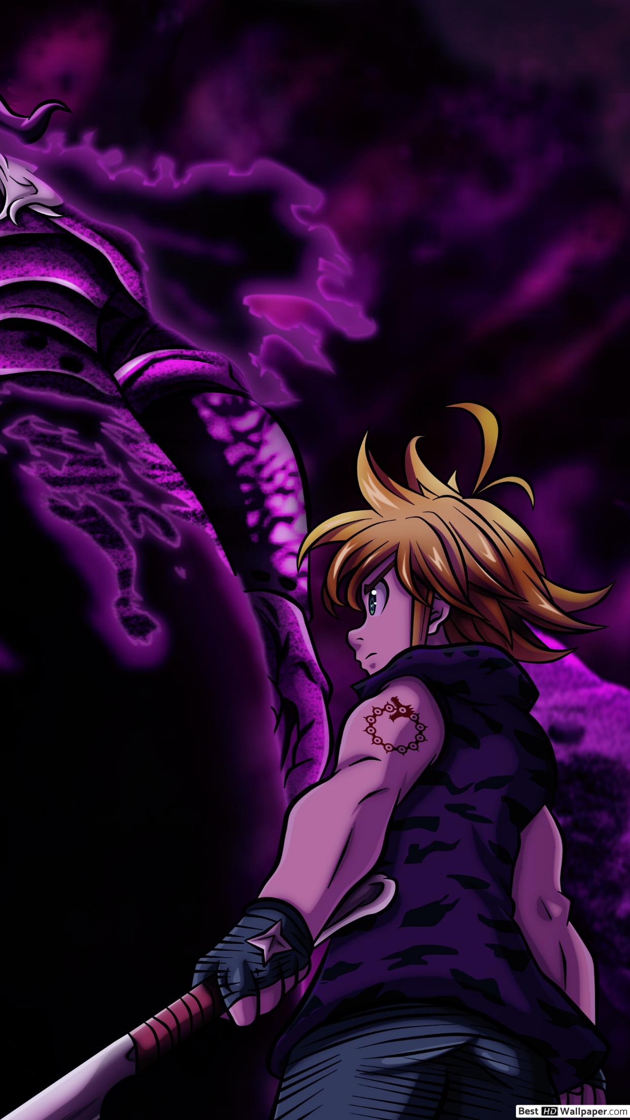 Seven Deadly Sins Meliodas Demon King - HD Wallpaper 