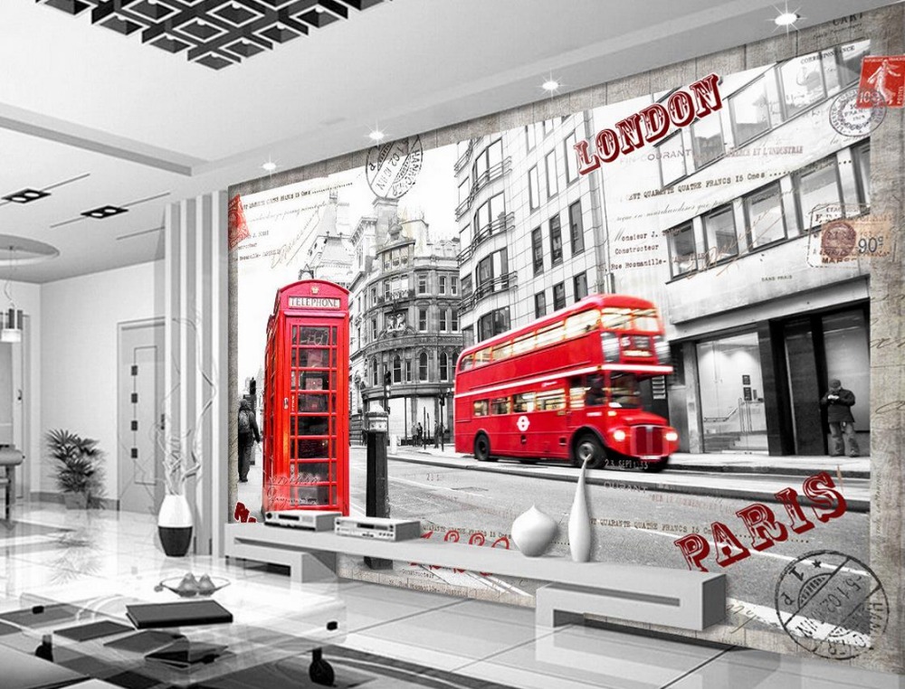Papier Peint 3d London - HD Wallpaper 