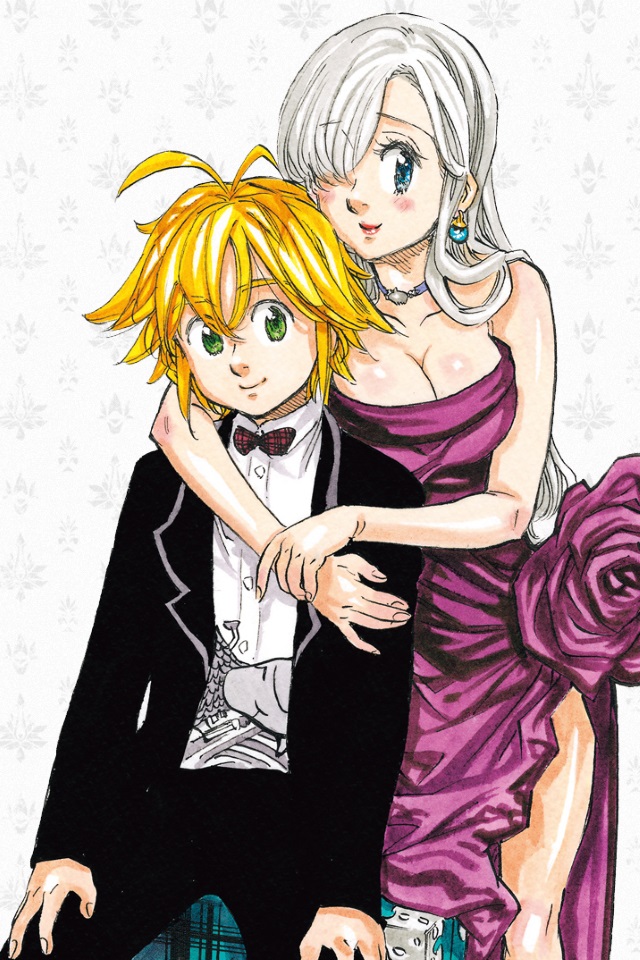 Seven Deadly Sins Meliodas Elizabeth Liones - Meliodas And Elizabeth Seven Deadly Sins - HD Wallpaper 