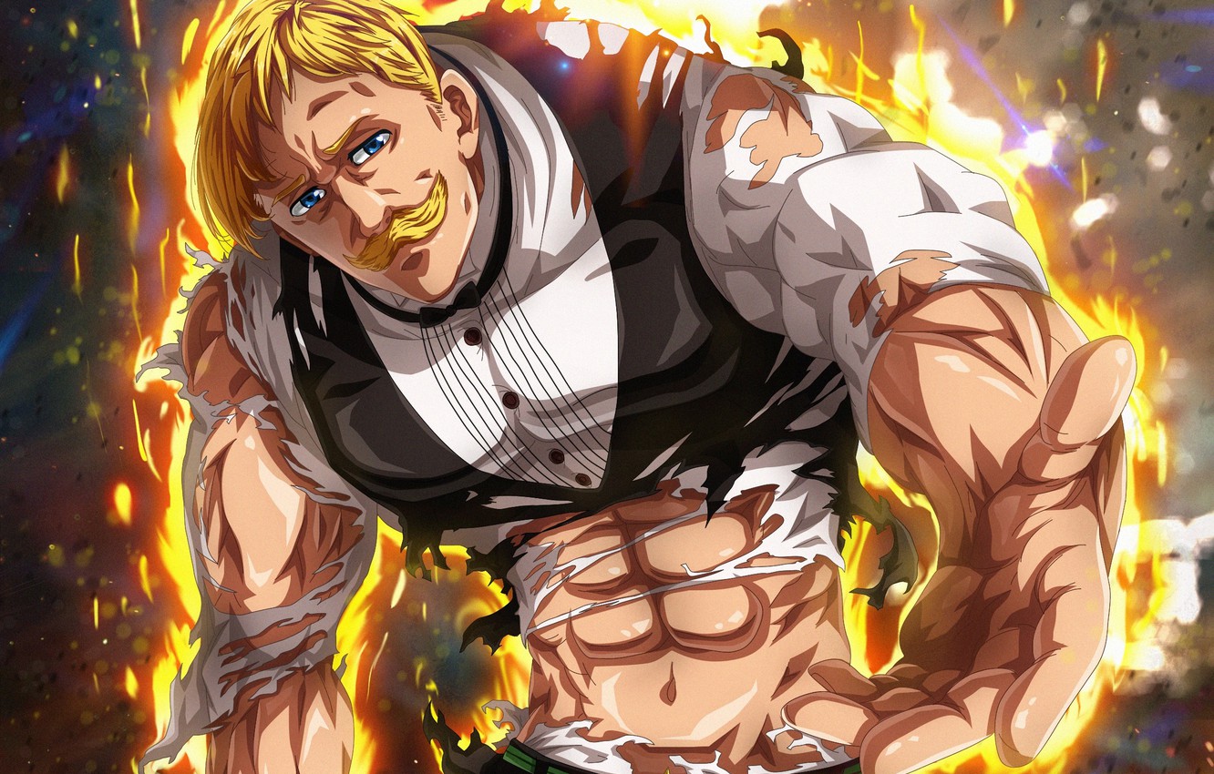 Photo Wallpaper Male, Nanatsu No Taizai, The Seven - Escanor Nanatsu No Taizai - HD Wallpaper 
