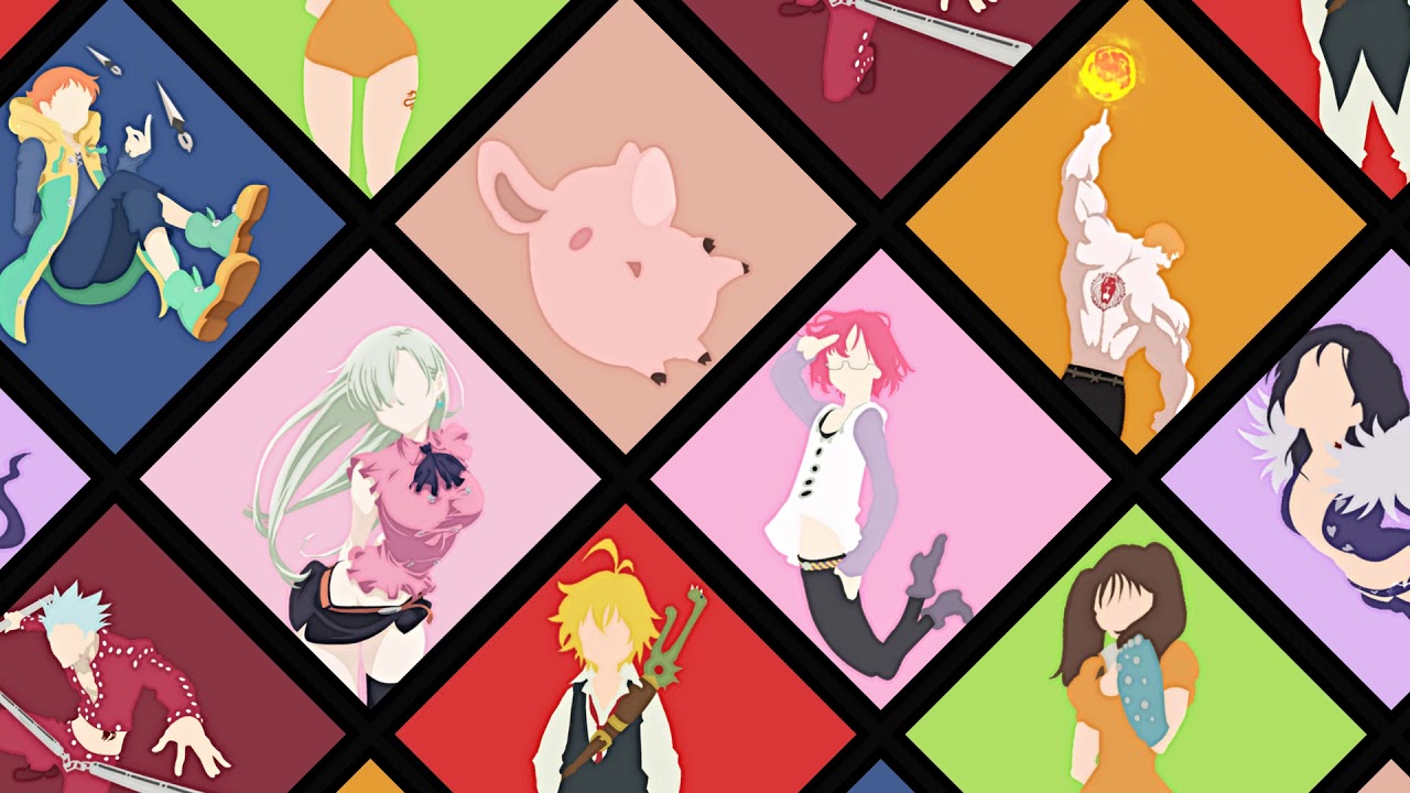 7 Deadly Sins Minimalist - HD Wallpaper 