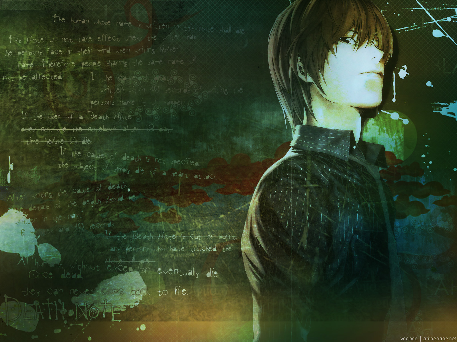 Takeshi Obata, Madhouse, Death Note, Light Yagami Wallpaper - Light Yagami Hd Death Note - HD Wallpaper 