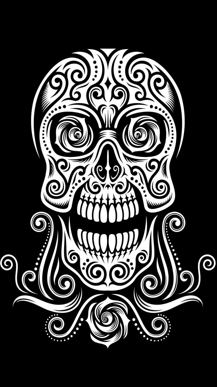 Tribal Wallpaper Black And White - HD Wallpaper 