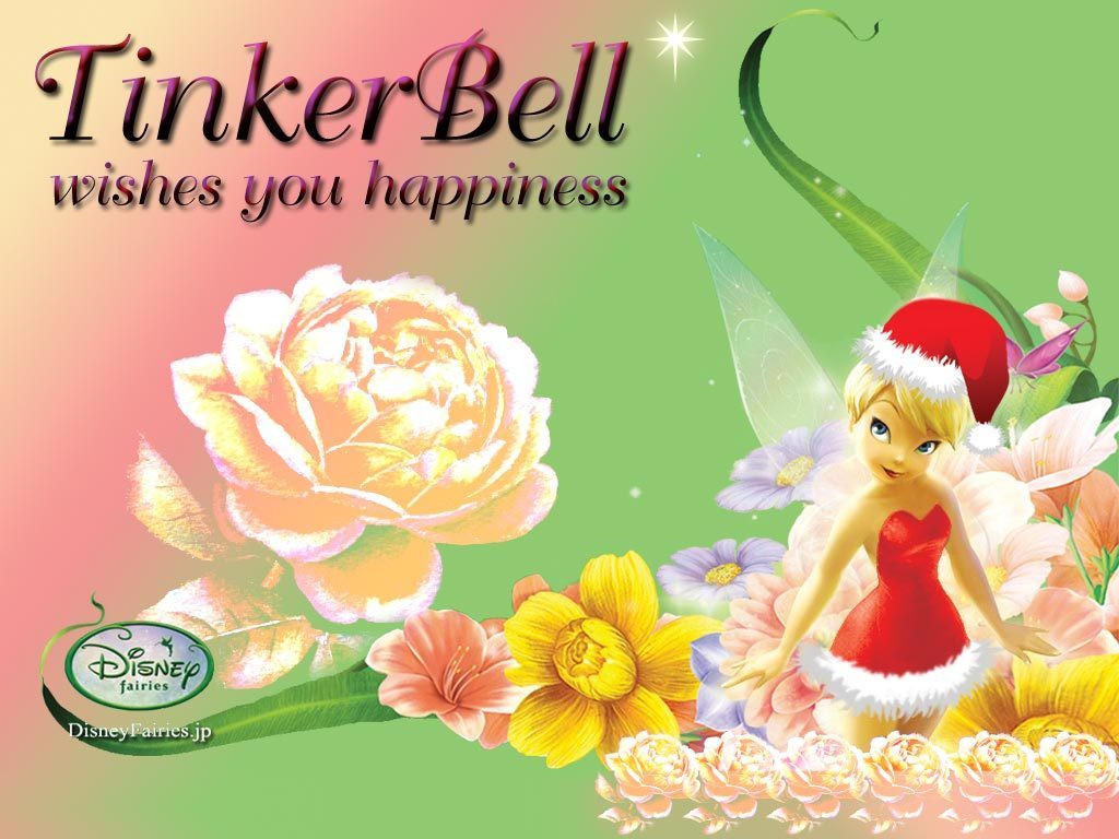 Tinkerbell Wallpaper - Tinkerbell Christmas - HD Wallpaper 