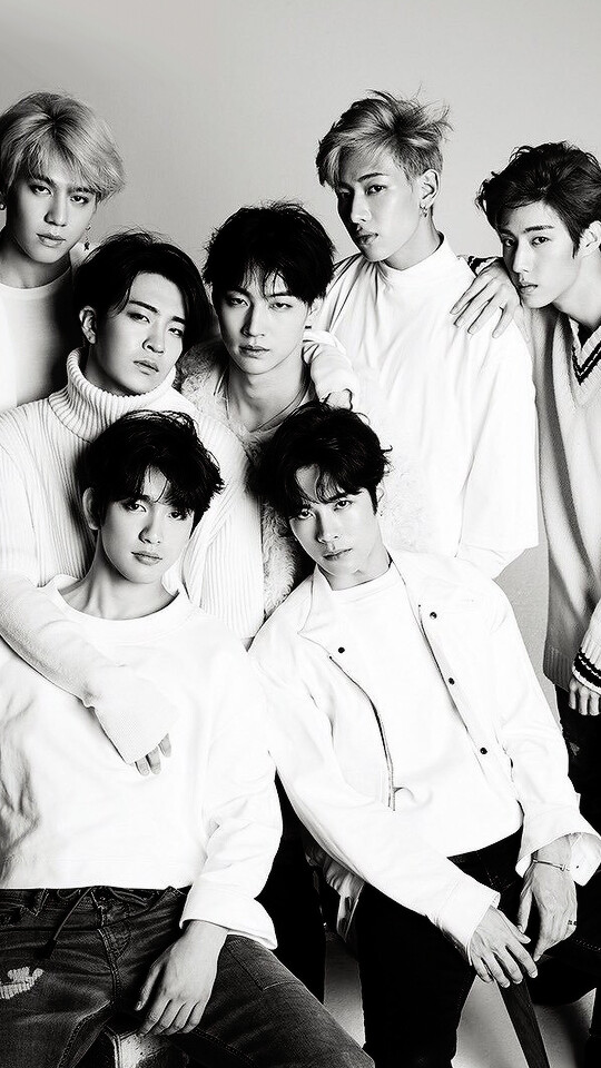 Got7 Black And White - HD Wallpaper 