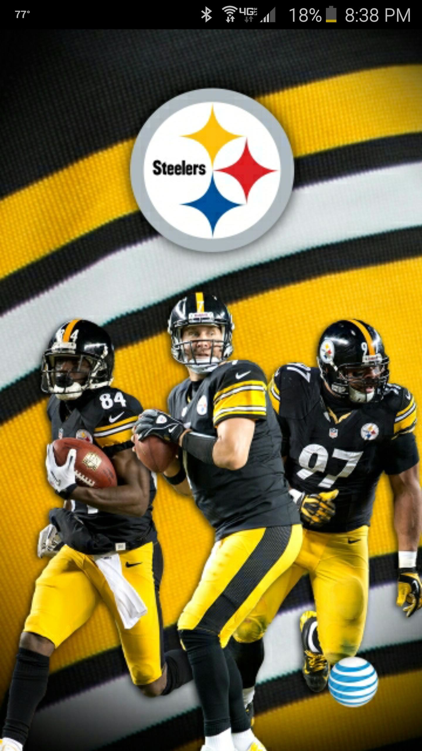 Thanks Official Steelers App For The Kickass Lock Screen - Pittsburgh Steelers - HD Wallpaper 