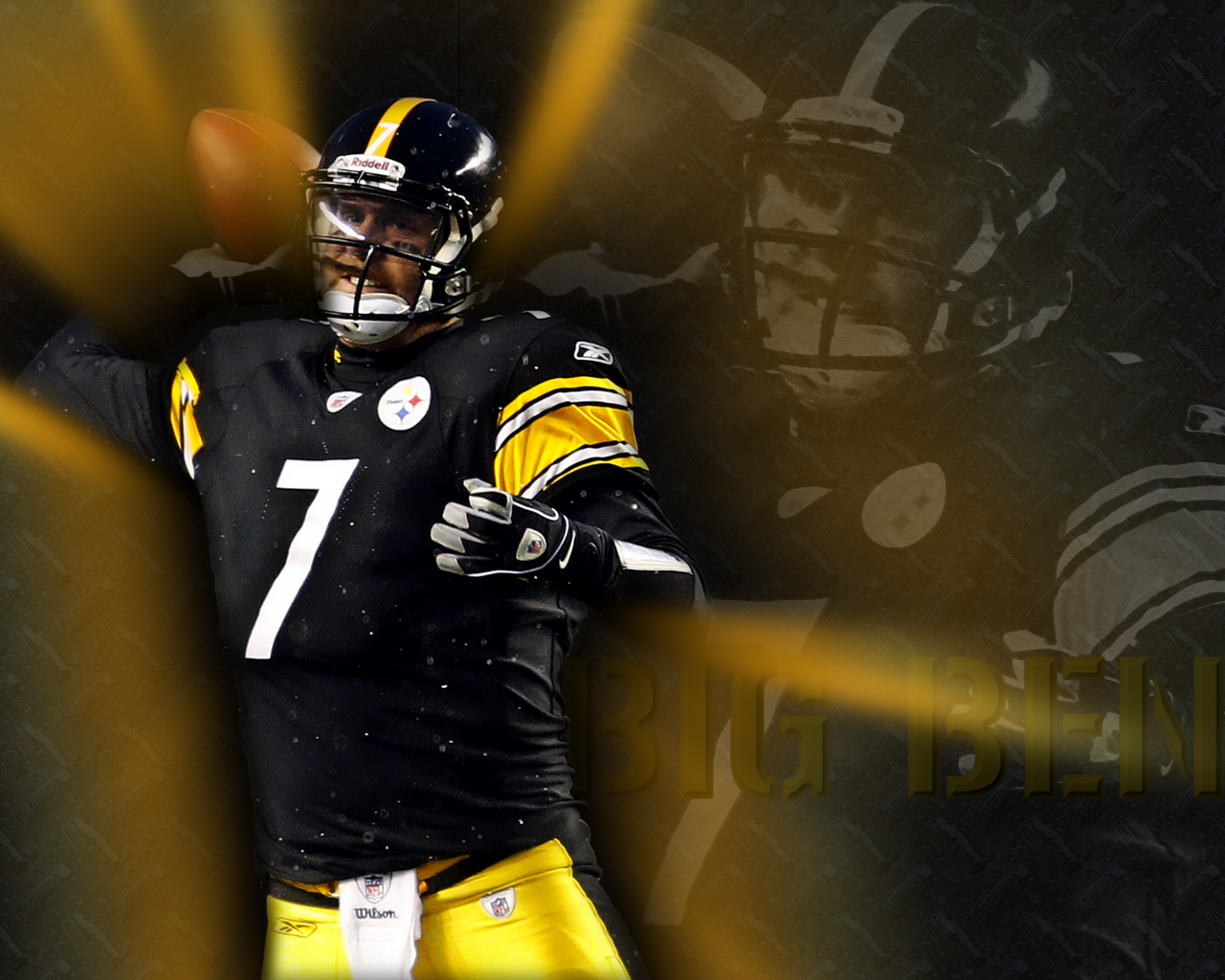 Ben Roethlisberger Wallpaper - Steelers Png - HD Wallpaper 