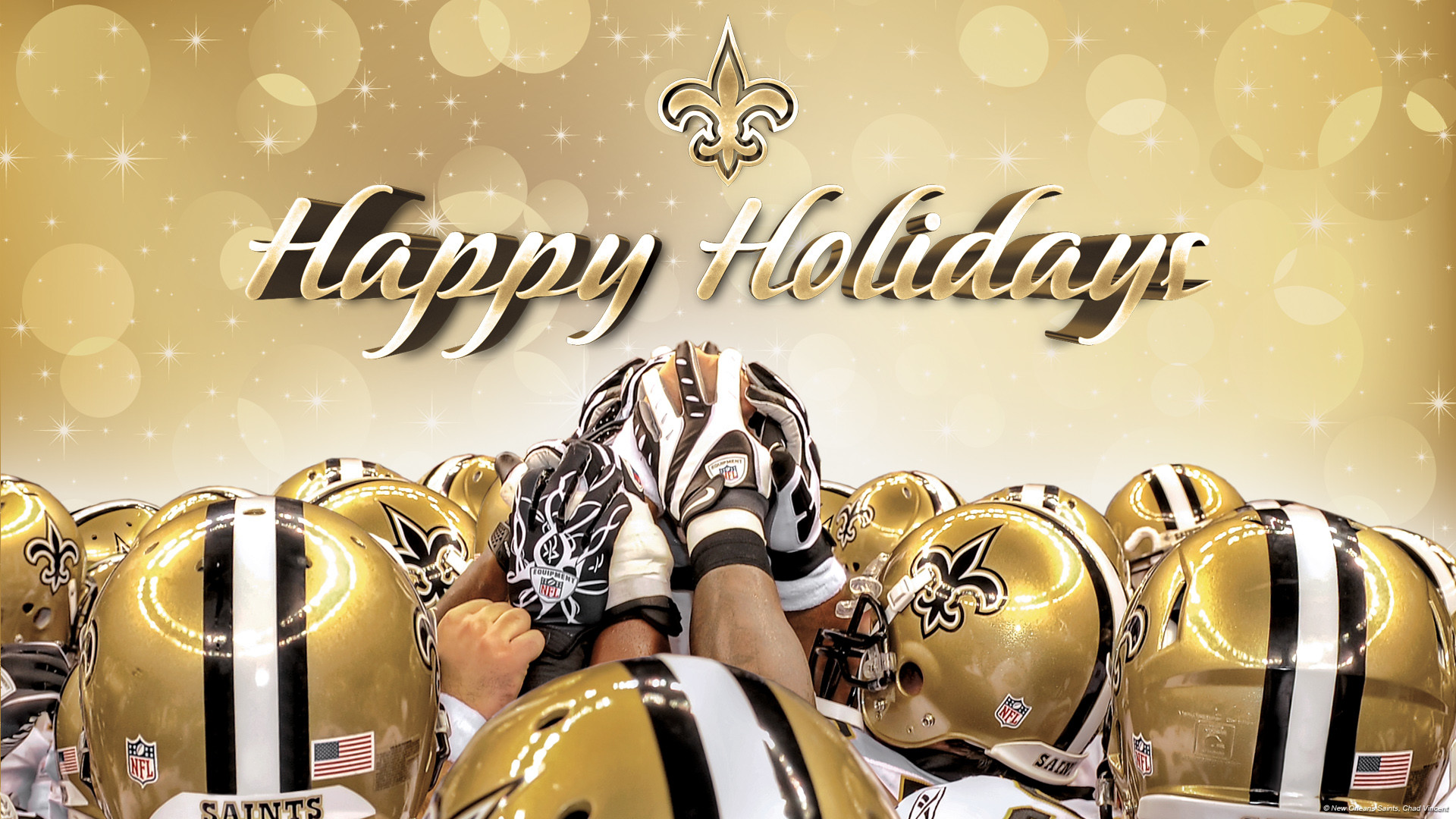 1920x1080, New Orleans Saints Nfl Football Christmas - New Orleans Saints Christmas - HD Wallpaper 