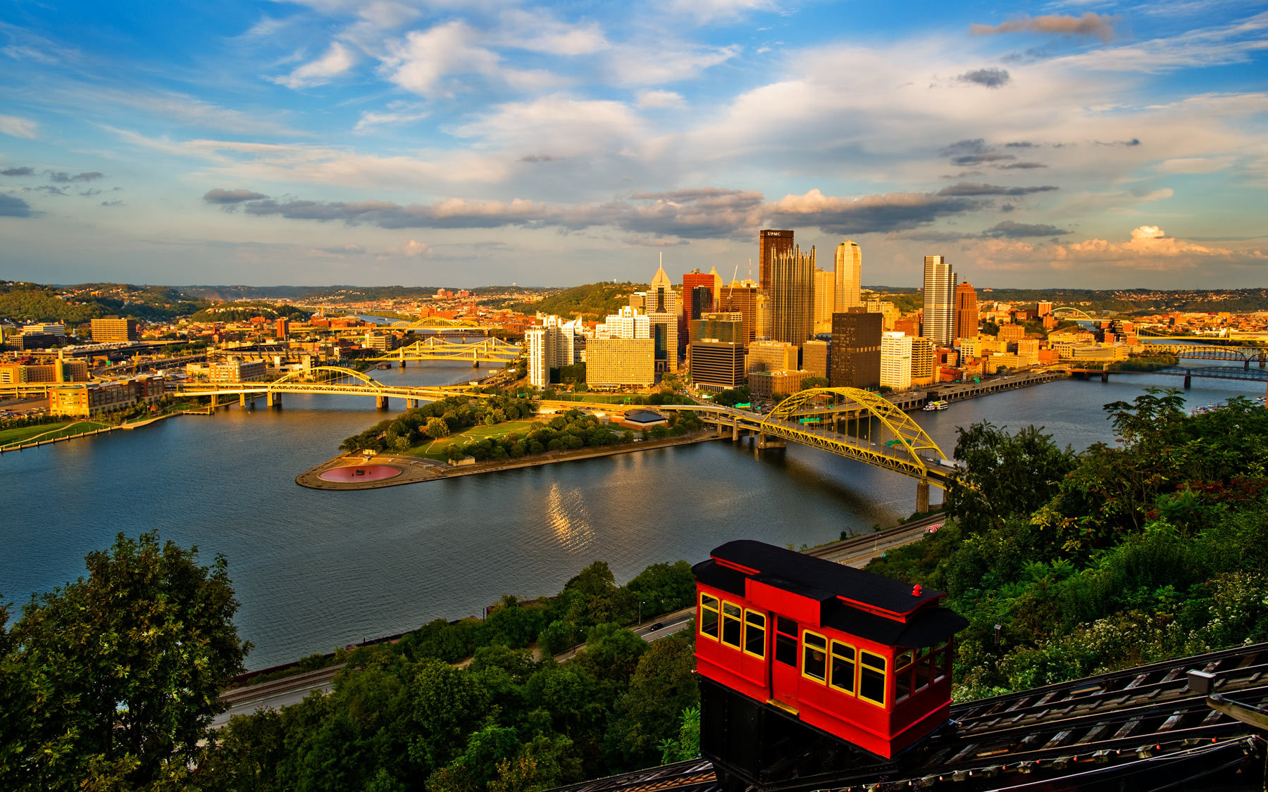 Wallpaper In Pittsburgh Pa - Duquesne Incline - 1800x1125 Wallpaper
