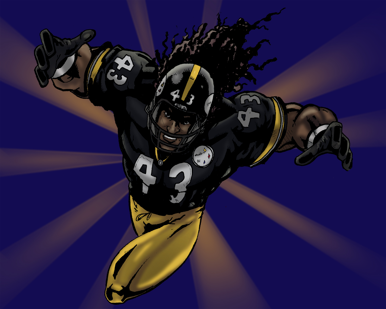 This Pittsburgh Steelers Wallpaper Hd Background As - Illustration - HD Wallpaper 