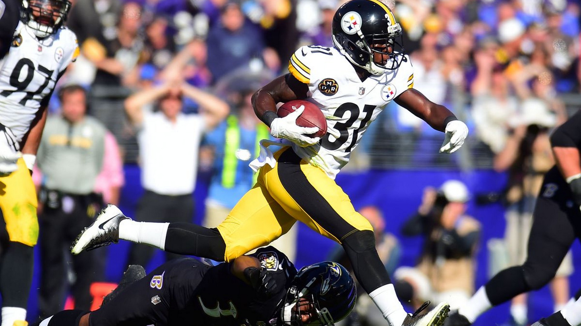 Steelers Desktop Wallpaper With Resolution Pixel - Mike Hilton Steelers Ravens - HD Wallpaper 