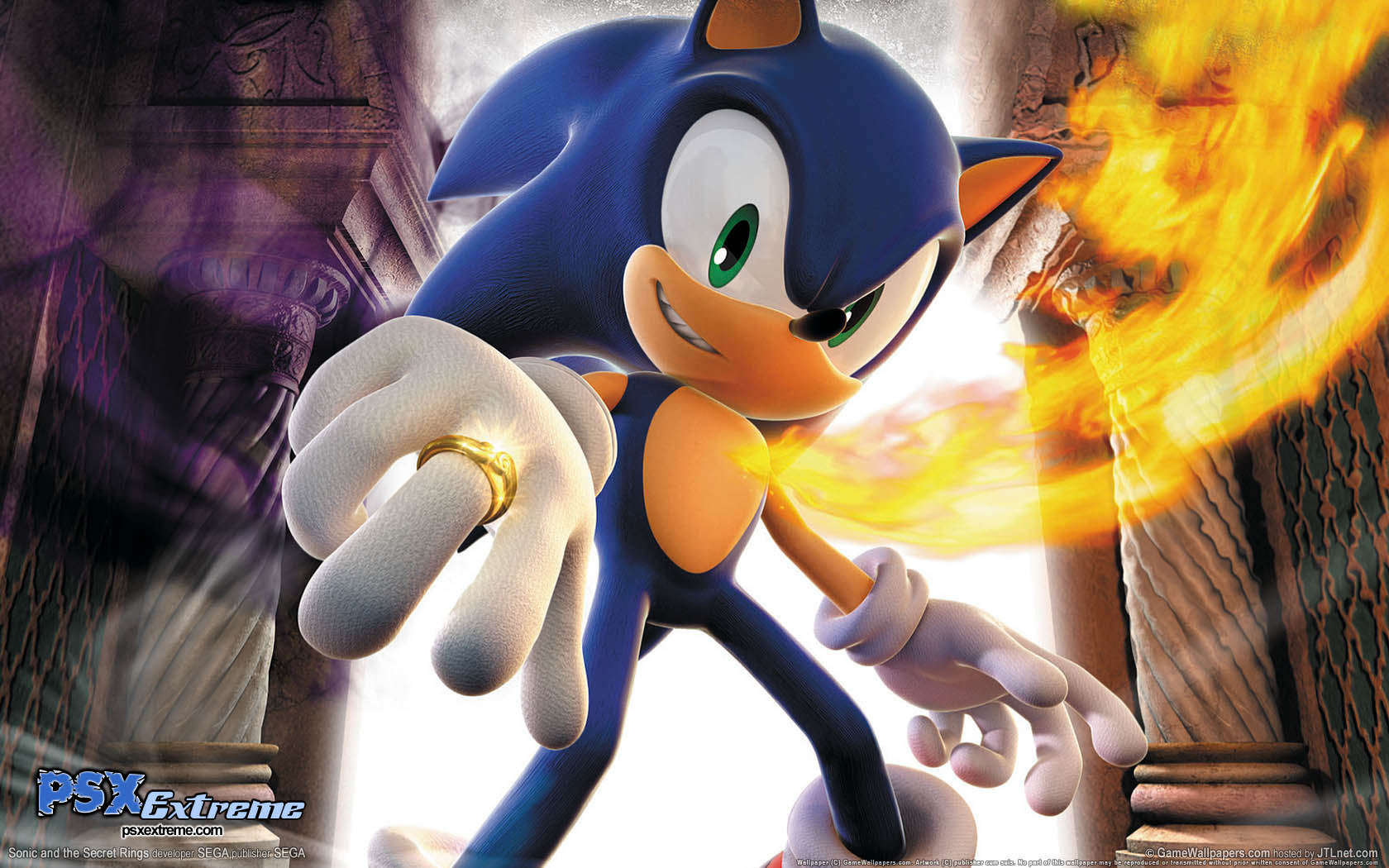 Ps3 Wallpaper Installation Directions - Sonic And The Secret Rings 1080p - HD Wallpaper 