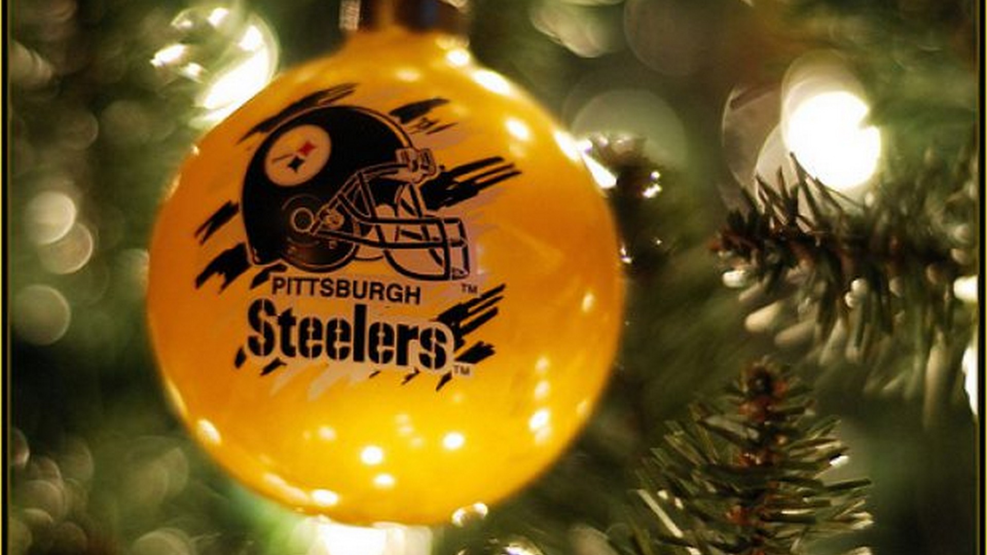Pitt Steelers Mac Backgrounds With Resolution Pixel - Pittsburgh Steelers Merry Christmas - HD Wallpaper 