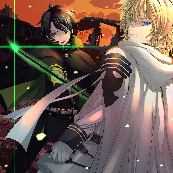 Hyakuya Yuuichirou, Hyakuya Mikaela, Owari No Seraph, - Mikaela Hyakuya Fondos De Pantalla - HD Wallpaper 